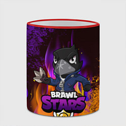 Кружка 3D Brawl Stars CROW, цвет: 3D-красный кант — фото 2