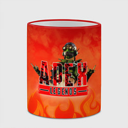 Кружка 3D Apex Legends, цвет: 3D-красный кант — фото 2