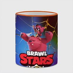 Кружка 3D Brawl Stars - Nita, цвет: 3D-оранжевый кант — фото 2