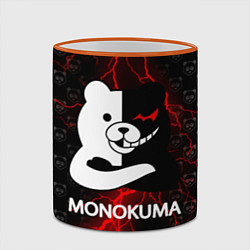 Кружка 3D MONOKUMA, цвет: 3D-оранжевый кант — фото 2