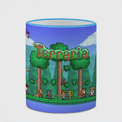 Кружка 3D Terraria, цвет: 3D-небесно-голубой кант — фото 2