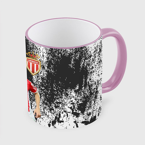 Кружка цветная Головин / 3D-Розовый кант – фото 1