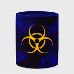 Кружка 3D BIOHAZARD, цвет: 3D-белый + синий — фото 2