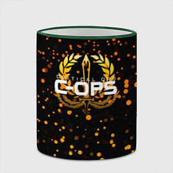 Кружка 3D CRITICAL OPS C-OPS, цвет: 3D-зеленый кант — фото 2