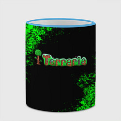 Кружка 3D Terraria, цвет: 3D-небесно-голубой кант — фото 2