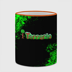 Кружка 3D Terraria, цвет: 3D-оранжевый кант — фото 2