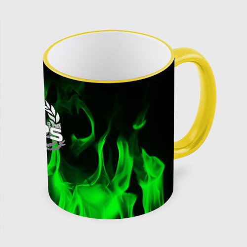 Кружка цветная C-OPSCRITICAL OPS / 3D-Желтый кант – фото 1