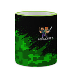 Кружка 3D MINECRAFT, цвет: 3D-светло-зеленый кант — фото 2