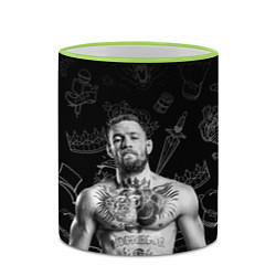 Кружка 3D CONOR McGREGOR, цвет: 3D-светло-зеленый кант — фото 2