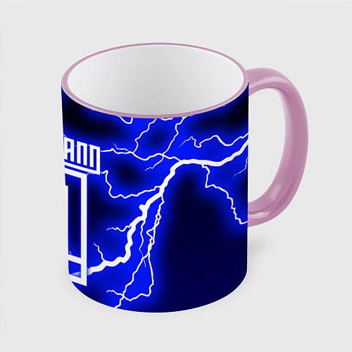 Кружка цветная LINDEMANN / 3D-Розовый кант – фото 1