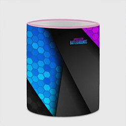 Кружка 3D PUBG, цвет: 3D-розовый кант — фото 2
