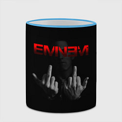 Кружка 3D EMINEM, цвет: 3D-небесно-голубой кант — фото 2