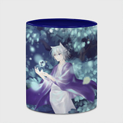 Кружка 3D Tomoe Kamisama, цвет: 3D-белый + синий — фото 2