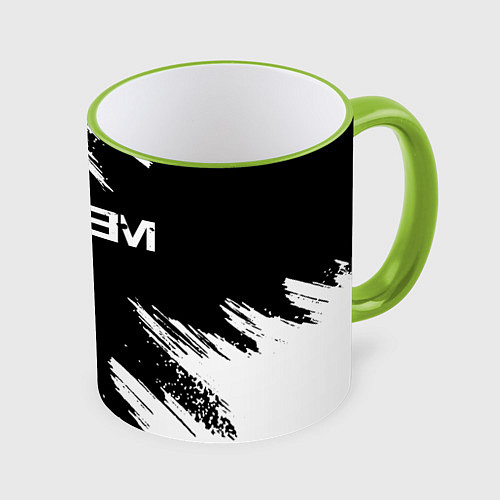 Кружка цветная EMINEM / 3D-Светло-зеленый кант – фото 1