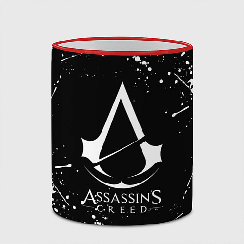 Кружка цветная ASSASSINS CREED / 3D-Красный кант – фото 2
