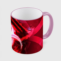 Кружка 3D Plague Inc LB Oko, цвет: 3D-розовый кант