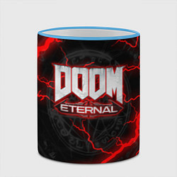 Кружка 3D DOOM ETERNAL, цвет: 3D-небесно-голубой кант — фото 2