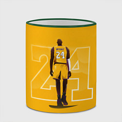 Кружка 3D Kobe Bryant, цвет: 3D-зеленый кант — фото 2