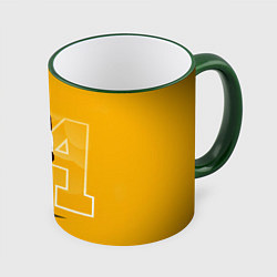 Кружка 3D Kobe Bryant, цвет: 3D-зеленый кант