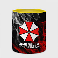 Кружка 3D UMBRELLA CORP, цвет: 3D-белый + желтый — фото 2