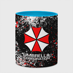 Кружка 3D UMBRELLA CORP, цвет: 3D-белый + небесно-голубой — фото 2
