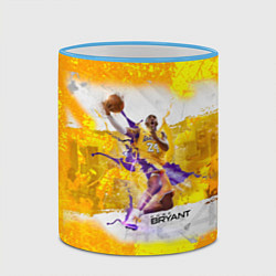 Кружка 3D Kobe Bryant, цвет: 3D-небесно-голубой кант — фото 2