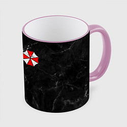 Кружка 3D UMBRELLA CORP, цвет: 3D-розовый кант