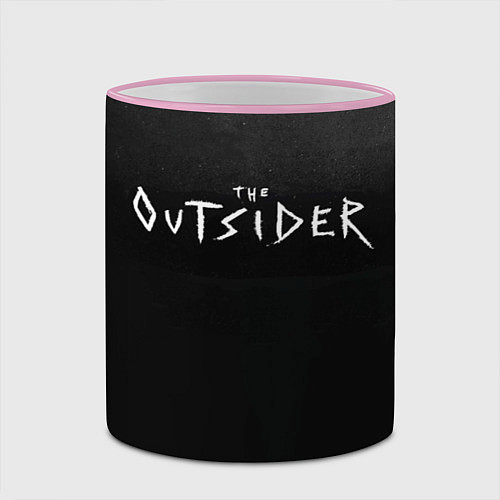Кружка цветная The Outsider / 3D-Розовый кант – фото 2