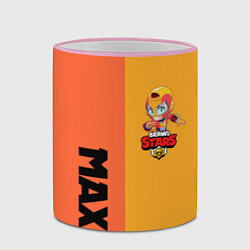 Кружка 3D BRAWL STARS MAX, цвет: 3D-розовый кант — фото 2