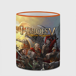 Кружка 3D Heroes of Might and Magic, цвет: 3D-оранжевый кант — фото 2