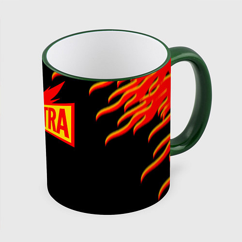 Кружка цветная My Hero Academia / 3D-Зеленый кант – фото 1