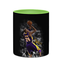 Кружка 3D KOBE BRYANT, цвет: 3D-белый + светло-зеленый — фото 2