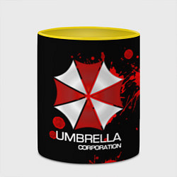 Кружка 3D UMBRELLA CORP, цвет: 3D-белый + желтый — фото 2