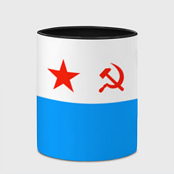 Кружка 3D ВМФ СССР, цвет: 3D-белый + черный — фото 2