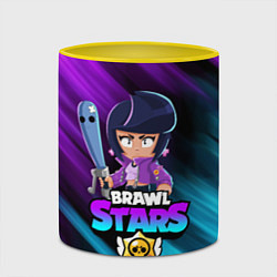 Кружка 3D BRAWL STARS BIBI, цвет: 3D-белый + желтый — фото 2