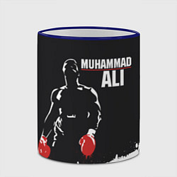 Кружка 3D Muhammad Ali, цвет: 3D-синий кант — фото 2