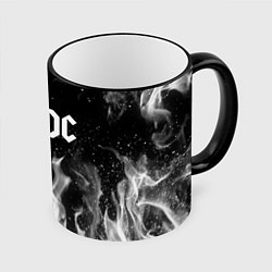 Кружка 3D AC DC, цвет: 3D-черный кант