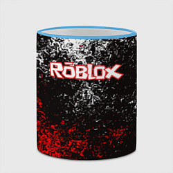Кружка 3D ROBLOX, цвет: 3D-небесно-голубой кант — фото 2