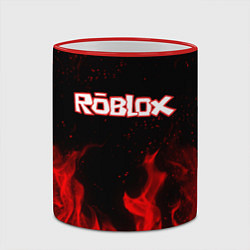 Кружка 3D ROBLOX, цвет: 3D-красный кант — фото 2