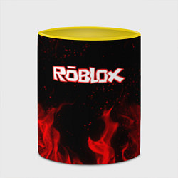 Кружка 3D ROBLOX, цвет: 3D-белый + желтый — фото 2