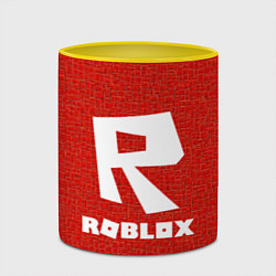 Кружка 3D Roblox, цвет: 3D-белый + желтый — фото 2