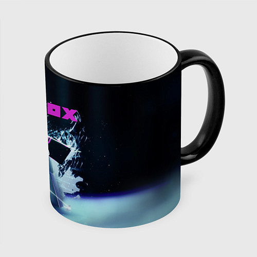 Кружка цветная ROBLOX / 3D-Черный кант – фото 1