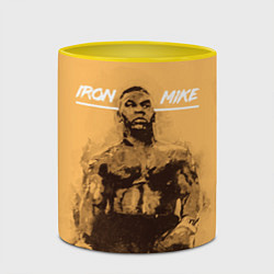 Кружка 3D Iron Mike, цвет: 3D-белый + желтый — фото 2