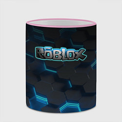 Кружка 3D Roblox Neon Hex, цвет: 3D-розовый кант — фото 2