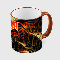 Кружка 3D Ария, цвет: 3D-оранжевый кант