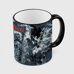 Кружка 3D Iron Maiden, цвет: 3D-черный кант