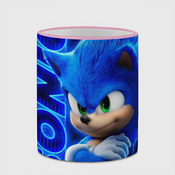 Кружка 3D SONIC, цвет: 3D-розовый кант — фото 2