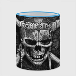 Кружка 3D Iron Maiden, цвет: 3D-небесно-голубой кант — фото 2