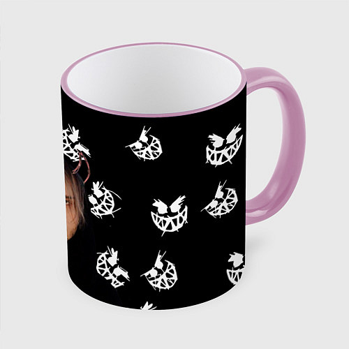 Кружка цветная PYROKINESIS / 3D-Розовый кант – фото 1