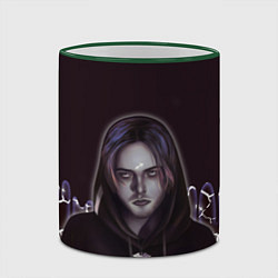 Кружка 3D Pyrokinesis, цвет: 3D-зеленый кант — фото 2